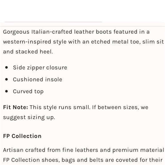 Free People Brayden Western Boots in Petrol size 37.5 NEW - Picture 6 of 16